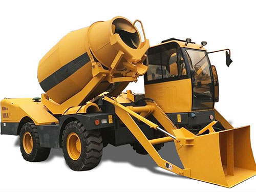 Self Loading Concrete Mixer