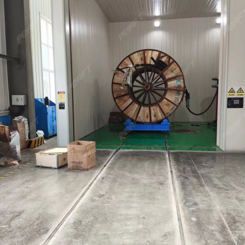 Cable Reel Powered Transfer Cart Delivered